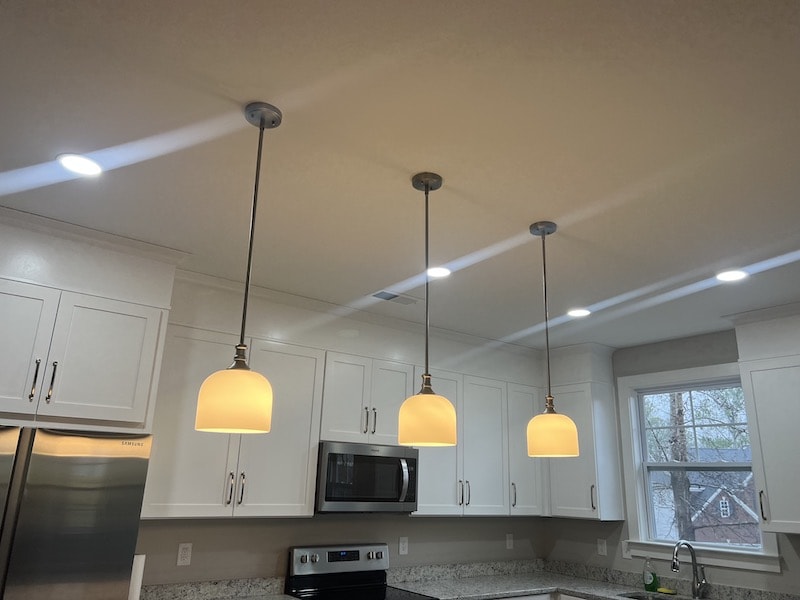 Kitchen Lights Installation